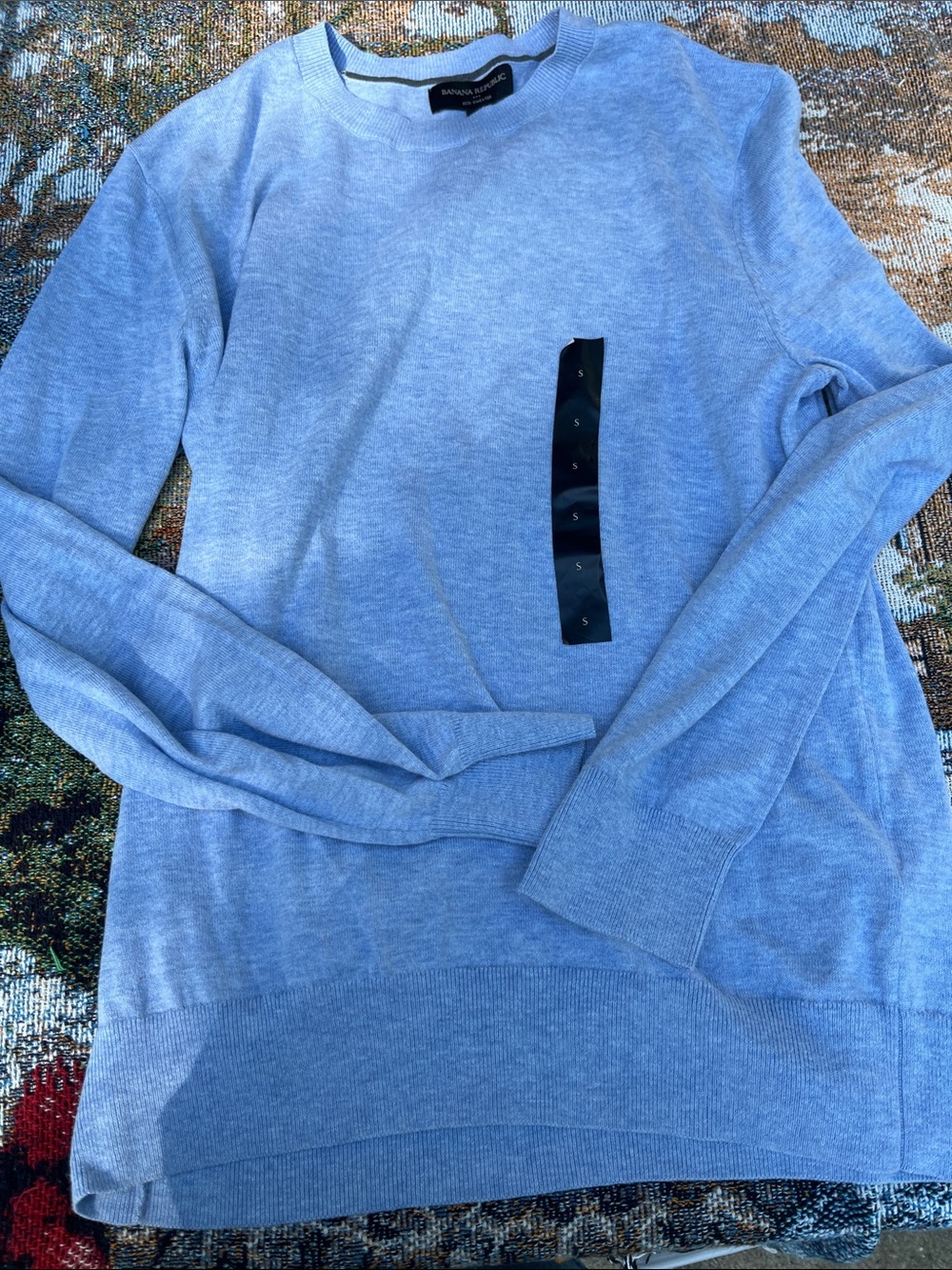 Banana Republic Sky Blue Crewneck Sweater small new